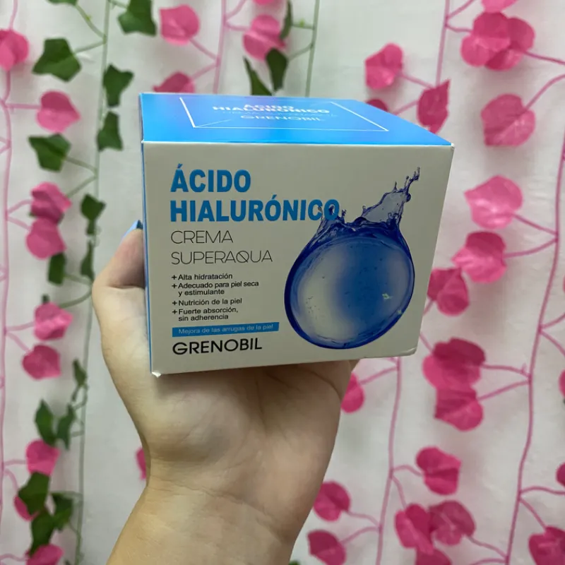 Crema hidratante de ácido Hialuronico
