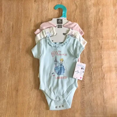 Pack de 3 bodys con princesas