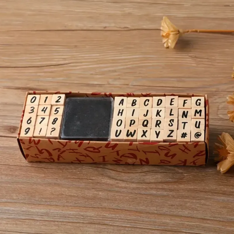 Caja de cuños Abecedario