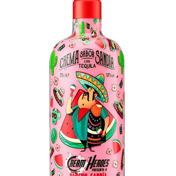 Crema Sabor Sandía con Tequila
