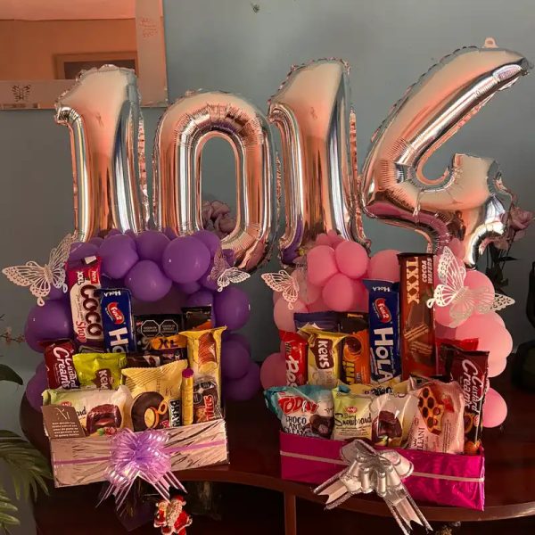 Caja básica con globos