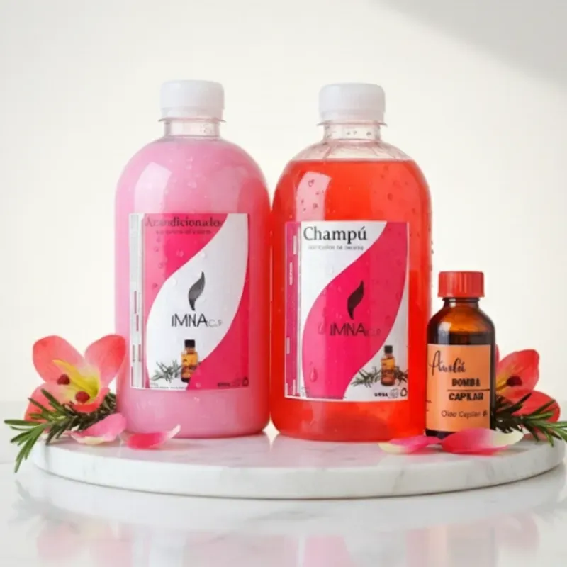 Champú y Acondicionador de Romero y Cebolla