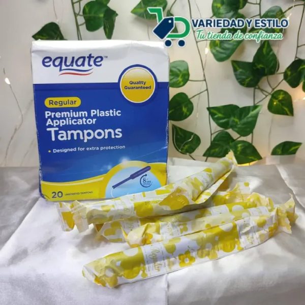 Tampones con guia plástica