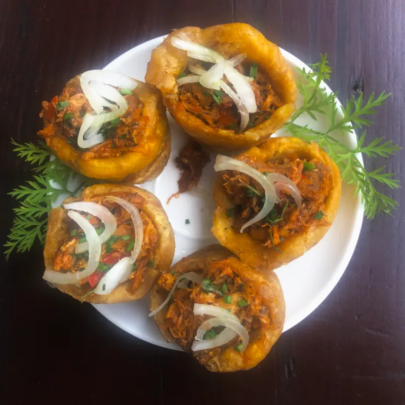 Tachinos rellenos -cangrejo-