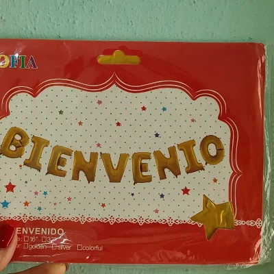 Cartel inflable  BIENVENIDO