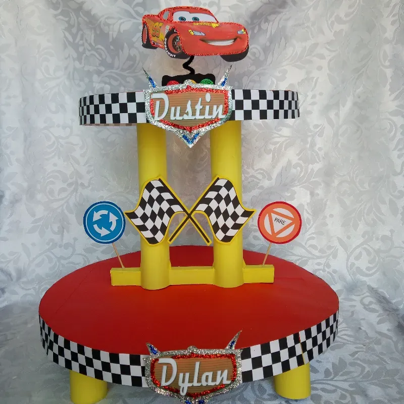 Base para cupcake McQueen