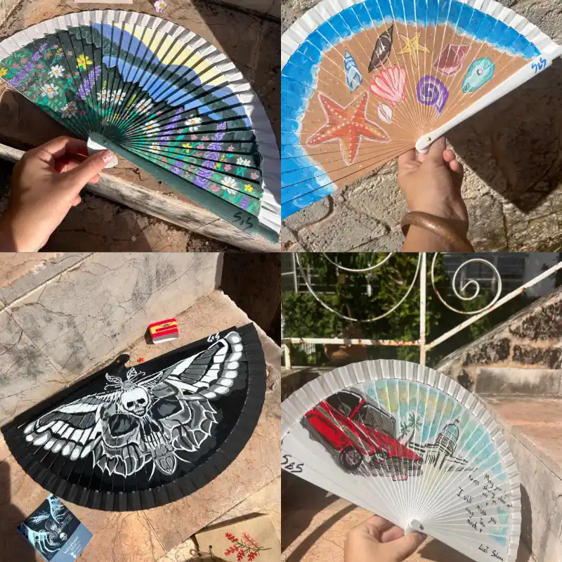 Abanicos pintados‍
