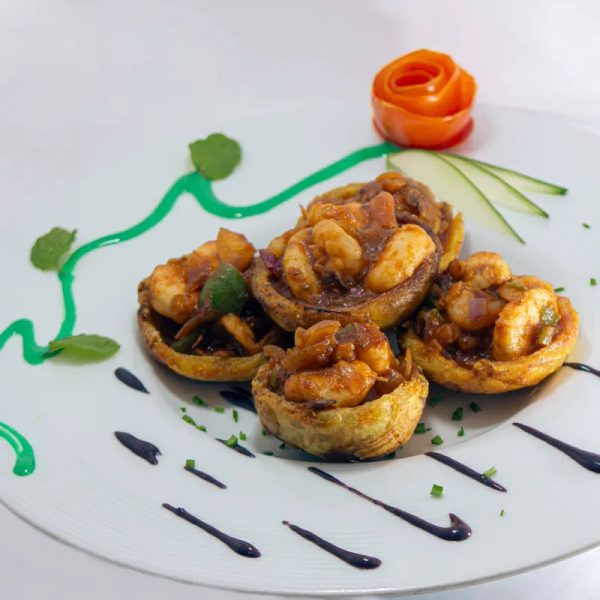 Tostones Rellenos c/ Camarón