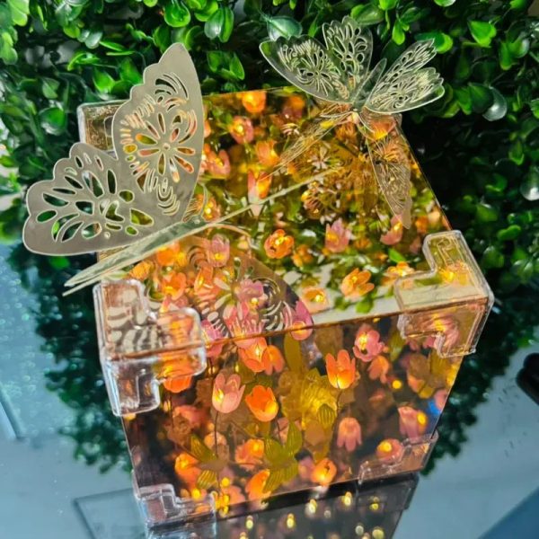 Cubo tulipanes