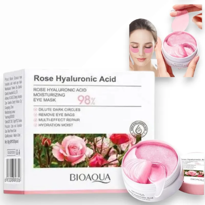 Parches ojeras ACIDO HIALURONICO Y ROSAS BIOAQUA