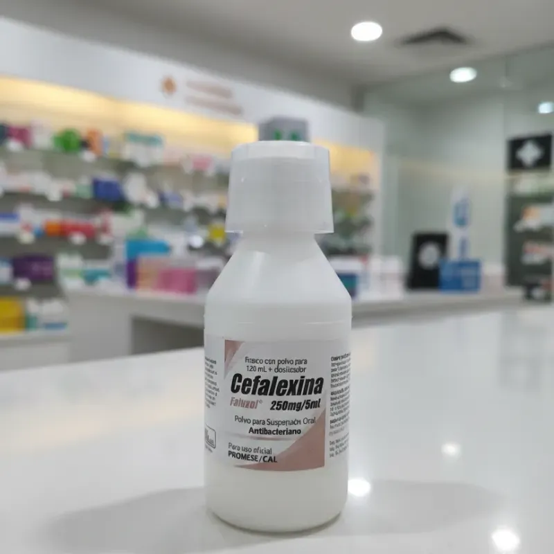 CEFALECINA EN SUSPENSION 5ml..250mg(Vence 7/27)