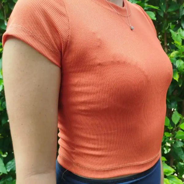 Blusas Modelo Cajita (Naranja)
