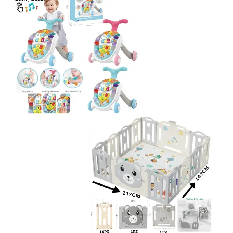 Set de Andador Musical y Corral