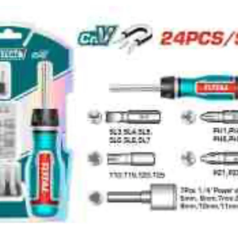 Juego de destornillador de trinquete
