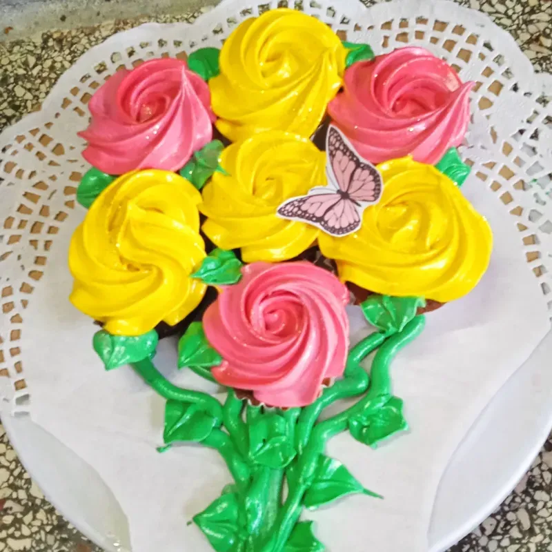 Ramo de cupcakes