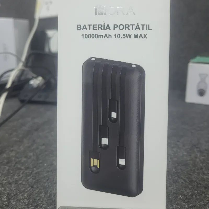 Cargador Portátil 10000mAh 1hora