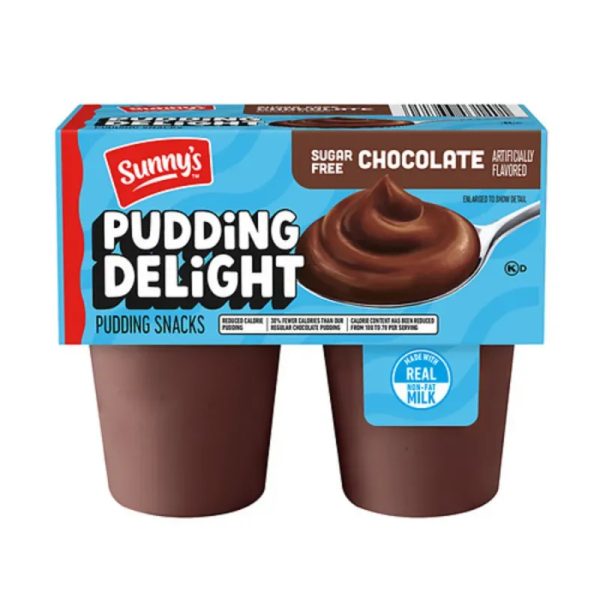  Sunny's Pudding Delight – Chocolate Pack de 4 -
