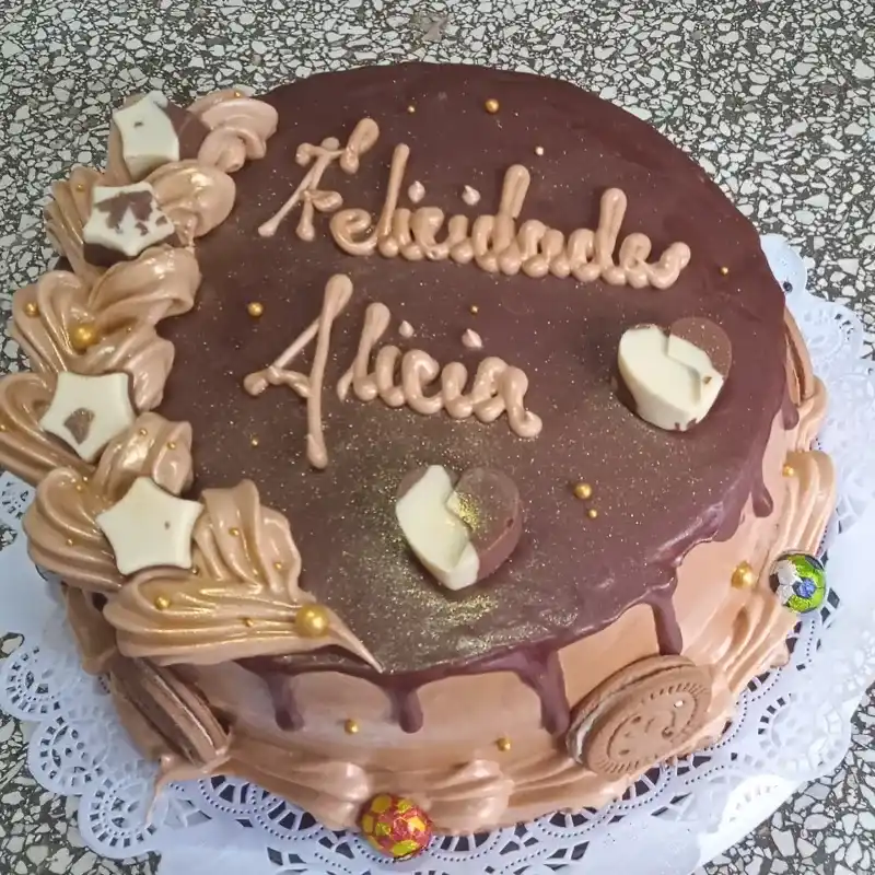 Sencillos con cobertura de chocolate y confituras