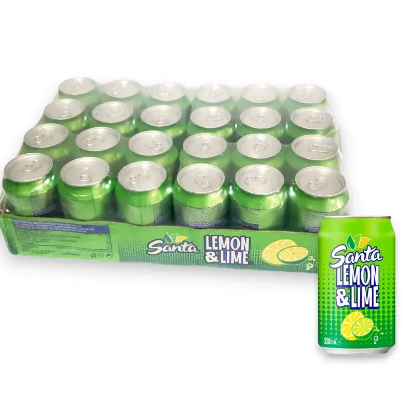 Caja de Refresco de Lata de Limón 
