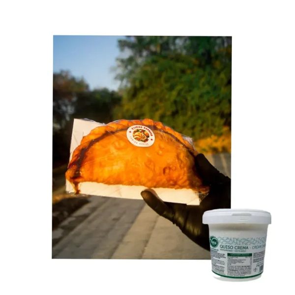 Jamon bravo y queso crema