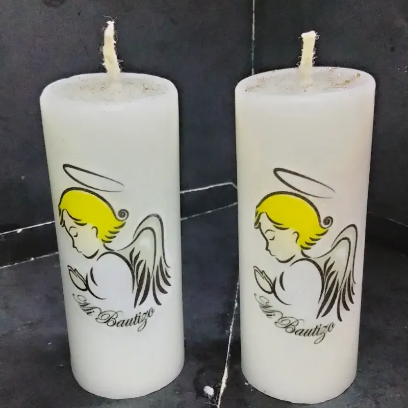 Cirio de Bautizo sencillo