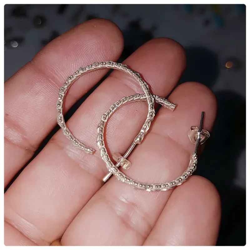 Aretes de plata 925