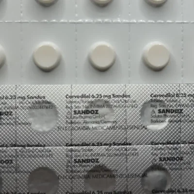 Carvedilol (6.25 mg 10t)(NO TRAEN FECHA VENCIMIENTO)