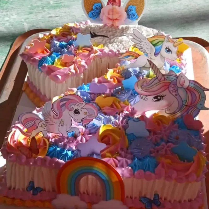 Cake de Números #s temático