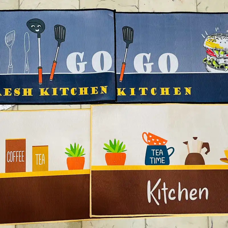 Set de alfombras de cocina 2pcs
