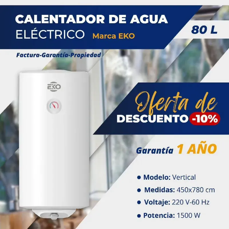 Calentador de agua eléctrico 50L