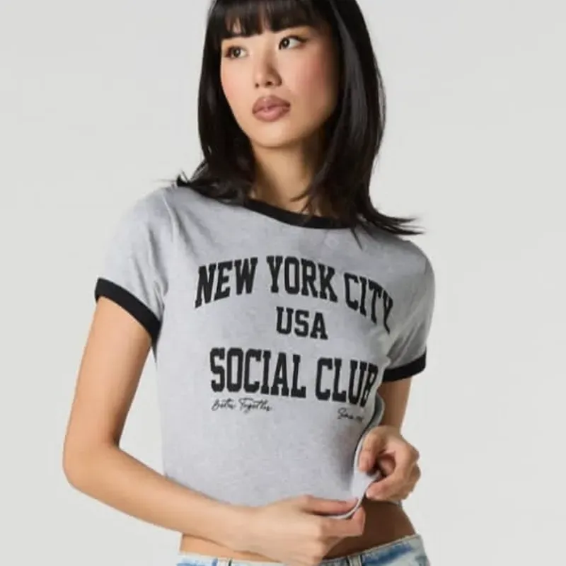 Pulover gris NEW YORK