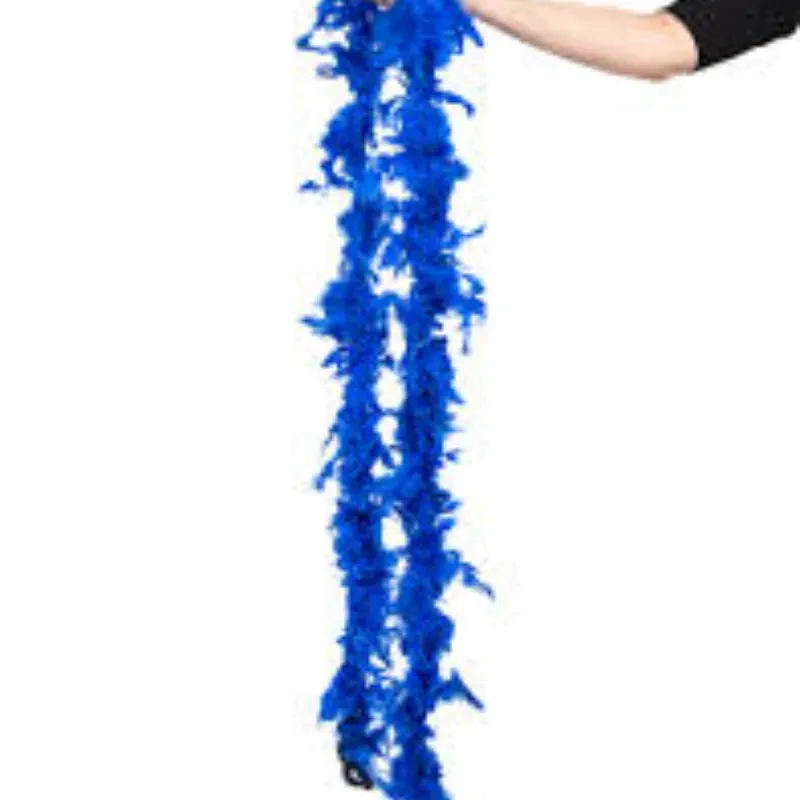 Boa Azul para disfraz