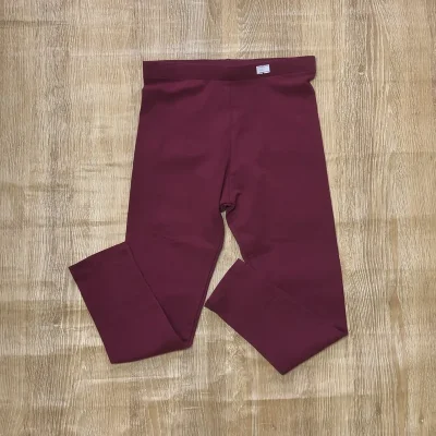 Legging color rojo vino