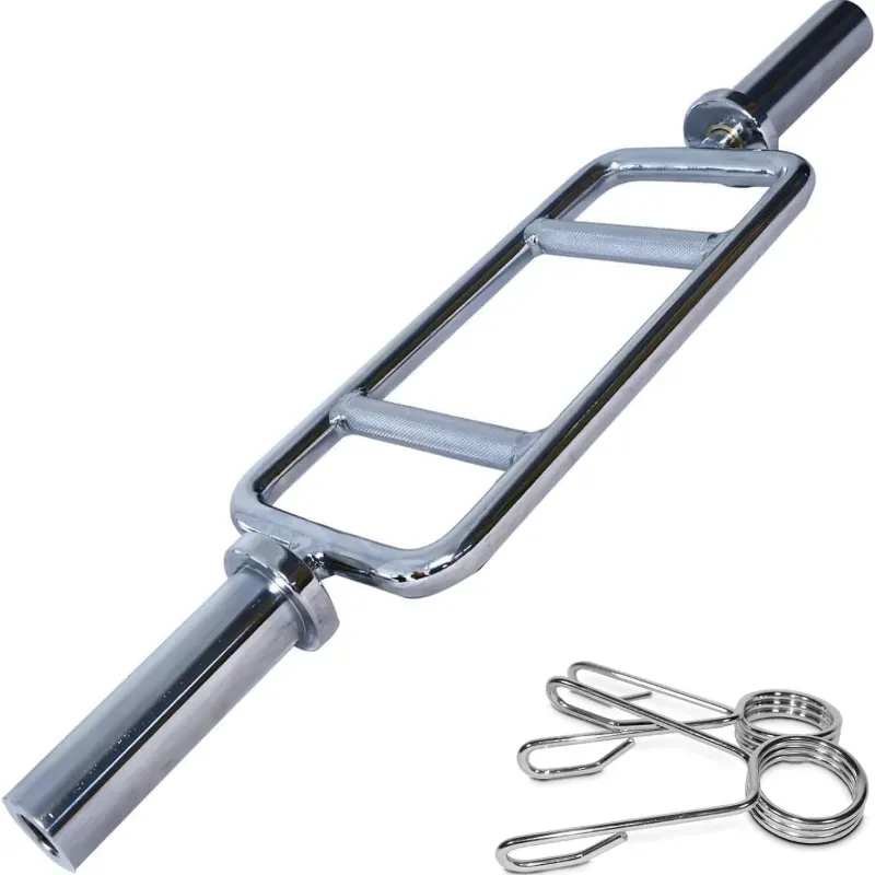 Barra Olímpica Romana (Hex Bar) – Acero Cromado | 50 mm