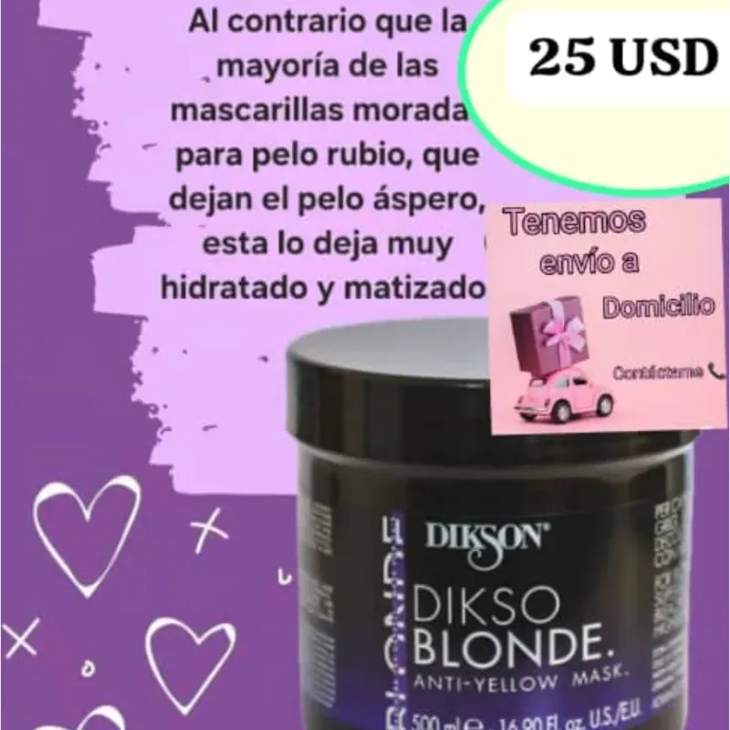 Mascarillas matizadora Dikson Blondette