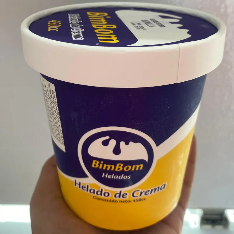 Helado BimBom Dulce de Leche