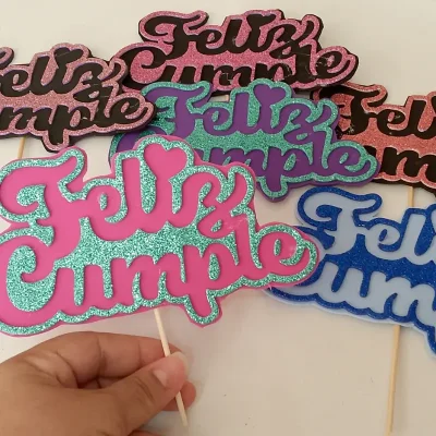 Topper Feliz cumpleaños