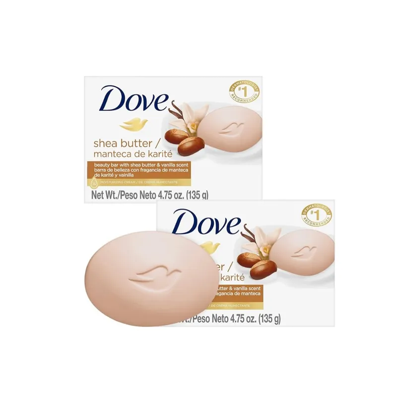 Jabón de baño Dove con Manteca de Karité y Vainilla