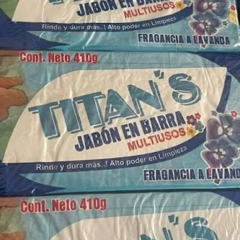 Jabón en barra Titan's 410gr