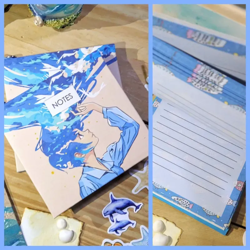 Agenda mini de notas de mar