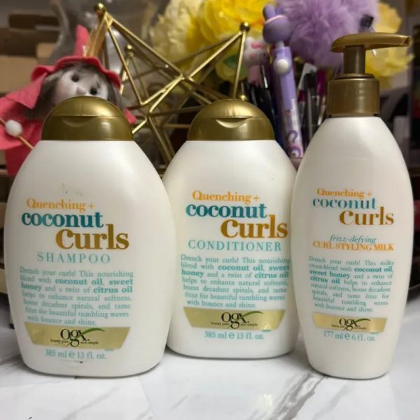  Línea de Shampoo, Acondicionador y crema para rizos