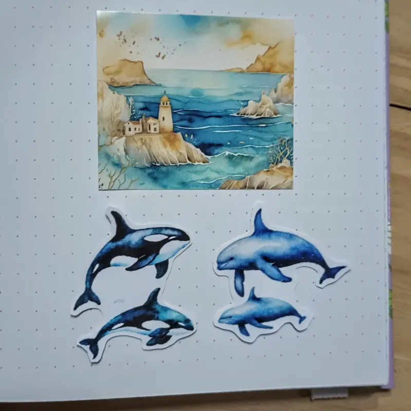 Pegatinas de vida marina