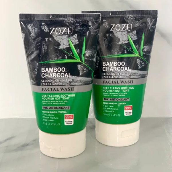 Limpiador facial de carbón de bambú