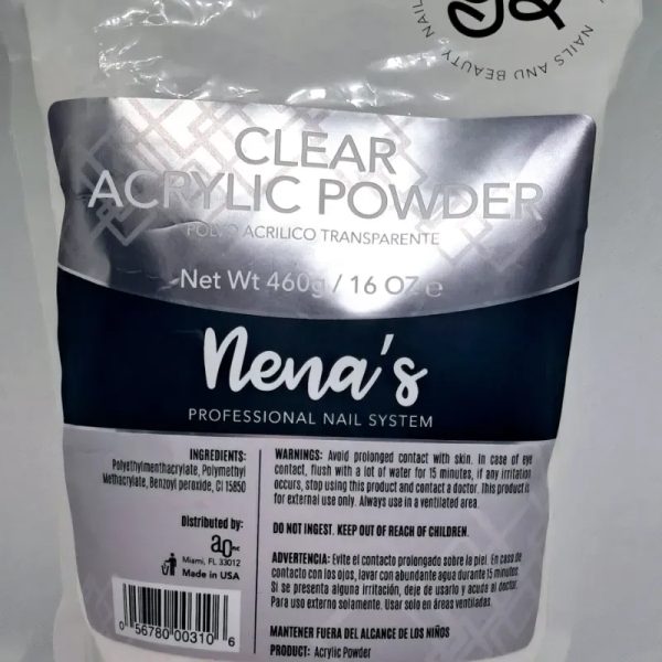 Polvo (Polímero) marca Nena's Clear