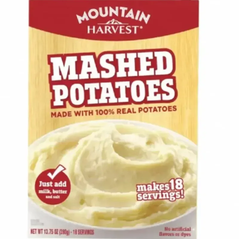 Puré de Papas Instantáneo Mountain Harvest (390g).