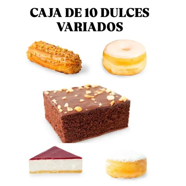 CAJA DE DULCES VARIADA ( 10 unidades) 