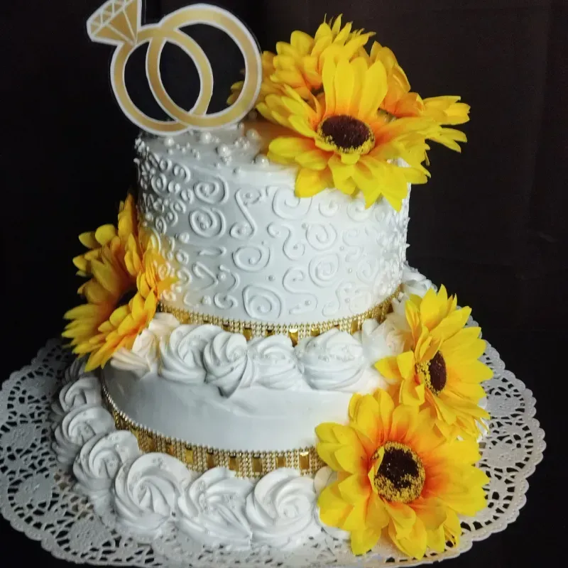  Cake Girasoles & Amor