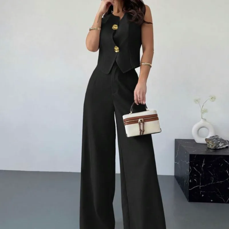 Conjunto con pantalón negro