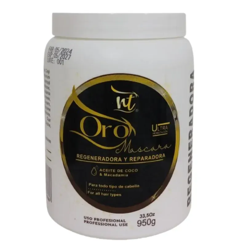 Mascarilla Oro Mascara REGENERADORA y REPARADORA 33.5oz