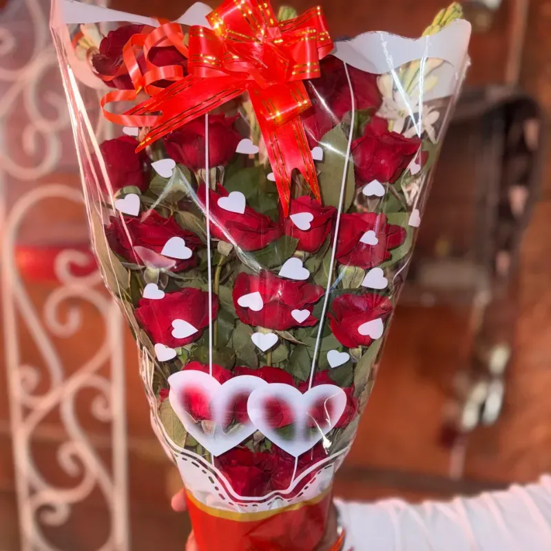 Ramo de flores naturales sencillo